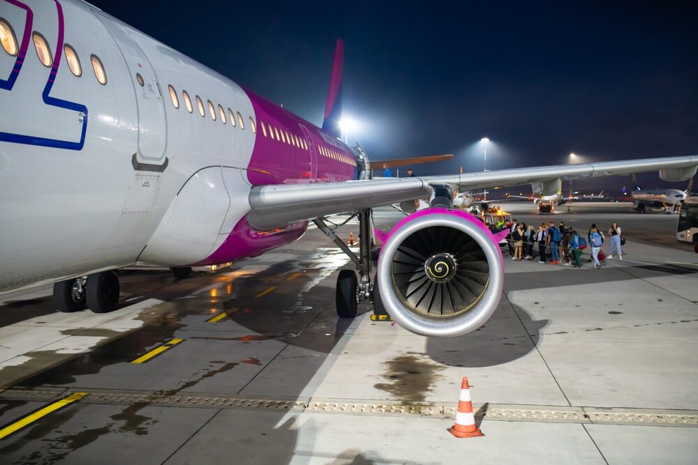 Aeromobili Wizz Air in volo